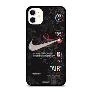 NIKE OFF WHITE FLORAL LOGO iPhone 11 Case Cover NIKE OFF WHITE FLORAL LOGO iPhone 11 Case Cover
