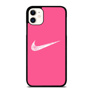 NIKE PINK BROKEN LOGO iPhone 11 Case Cover NIKE PINK BROKEN LOGO iPhone 11 Case Cover