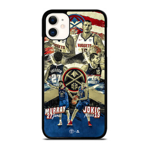 NIKOLA JOKIC X JAMAL MURRAY DENVER NUGGETS iPhone 11 Case Cover NIKOLA JOKIC X JAMAL MURRAY DENVER NUGGETS iPhone 11 Case Cover