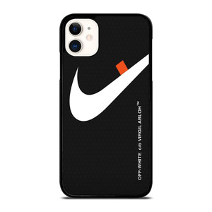 OFF WHITE VIRGIL ABLOH NIKE LOGO iPhone 11 Case Cover OFF WHITE VIRGIL ABLOH NIKE LOGO iPhone 11 Case Cover