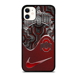 OHIO STATE BUCKEYES METAL EMBLEM iPhone 11 Case Cover OHIO STATE BUCKEYES METAL EMBLEM iPhone 11 Case Cover