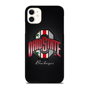 OHIO STATE BUCKEYES WEED METAL SYMBOL iPhone 11 Case Cover OHIO STATE BUCKEYES WEED METAL SYMBOL iPhone 11 Case Cover