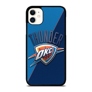 OKLAHOMA CITY THUNDER BASKET EMBLEM iPhone 11 Case Cover OKLAHOMA CITY THUNDER BASKET EMBLEM iPhone 11 Case Cover