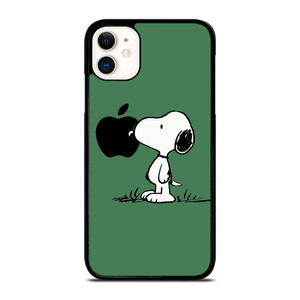 PEANUTS SNOOPY DOG APPLE LOGO iPhone 11 Case Cover PEANUTS SNOOPY DOG APPLE LOGO iPhone 11 Case Cover