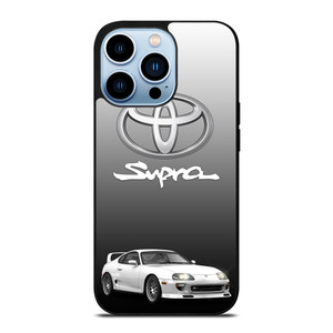 TOYOTA SUPRA CAR WHITE EMBLEM iPhone 13 Pro Max Case Cover