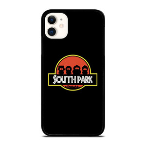 SOUTH PARK AND JURASSIC PARK LOGO FUNNY iPhone 11 Case Cover SOUTH PARK AND JURASSIC PARK LOGO FUNNY iPhone 11 Case Cover