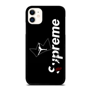 SUPREME AIR JORDAN CROWN iPhone 11 Case Cover SUPREME AIR JORDAN CROWN iPhone 11 Case Cover