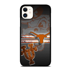 TEXAS LONGHORNS METAL SYMBOL iPhone 11 Case Cover TEXAS LONGHORNS METAL SYMBOL iPhone 11 Case Cover