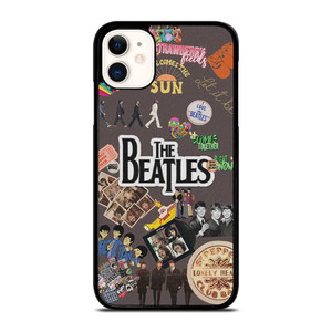 THE BEATLES ROCK BAND COLLAGE iPhone 11 Case Cover THE BEATLES ROCK BAND COLLAGE iPhone 11 Case Cover