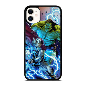 THOR VS HULK MARVEL CARTOON iPhone 11 Case Cover THOR VS HULK MARVEL CARTOON iPhone 11 Case Cover