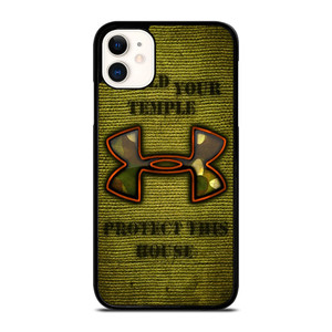 UNDER ARMOUR BUILD YOUR TEMPLE iPhone 11 Case Cover UNDER ARMOUR BUILD YOUR TEMPLE iPhone 11 Case Cover