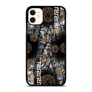 VERCASE CAMO LEAF BLACK WHITE iPhone 11 Case Cover VERCASE CAMO LEAF BLACK WHITE iPhone 11 Case Cover