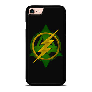 GREEN ARROW THE FLASH LOGO iPhone 7 / 8 Case Cover GREEN ARROW THE FLASH LOGO iPhone 7 / 8 Case Cover