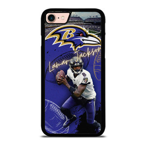 LAMAR JACKSON BALTIMORE RAVENS NFL FOOTBALL iPhone 7 / 8 Case Cover