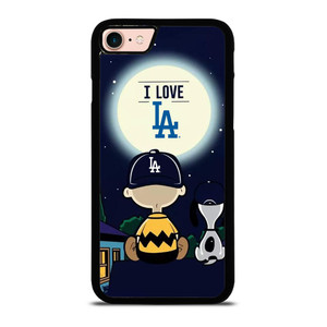 LOS ANGELES DODGERS CHARLIE BROWN SNOOPY iPhone 7 / 8 Case Cover LOS ANGELES DODGERS CHARLIE BROWN SNOOPY iPhone 7 / 8 Case Cover