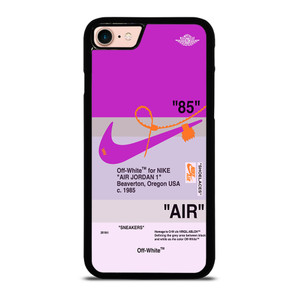 NIKE AIR JORDAN 1 OFF WHITE PURPLE iPhone 7 / 8 Case Cover NIKE AIR JORDAN 1 OFF WHITE PURPLE iPhone 7 / 8 Case Cover
