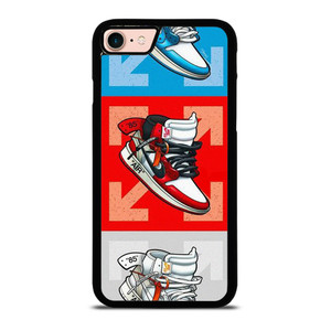 NIKE AIR JORDAN OFF WHITE SNEAKERS VECTOR iPhone 7 / 8 Case Cover NIKE AIR JORDAN OFF WHITE SNEAKERS VECTOR iPhone 7 / 8 Case Cover