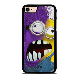 PURPLE HALF MINION CARTOON iPhone 7 / 8 Case Cover PURPLE HALF MINION CARTOON iPhone 7 / 8 Case Cover