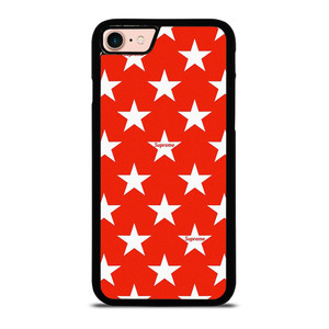 SUPREME STARS PATTERN RED iPhone 7 / 8 Case Cover SUPREME STARS PATTERN RED iPhone 7 / 8 Case Cover