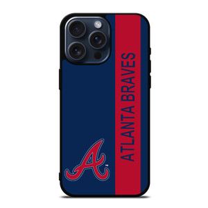 ATLANTA BRAVES BASEBALL STRIPE SYMBOL iPhone 15 Pro Max Case iPhone 15 Pro Max Case Cover