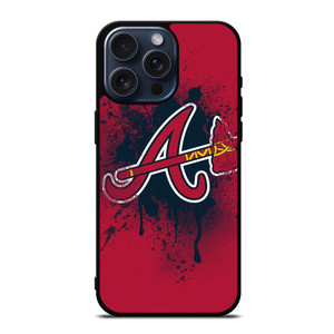 ATLANTA BRAVES BRUSHED SYMBOL iPhone 15 Pro Max Case iPhone 15 Pro Max Case Cover