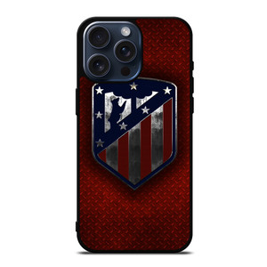 ATLETICO DE MADRID METAL LOGO iPhone 15 Pro Max Case iPhone 15 Pro Max Case Cover ATLETICO DE MADRID METAL LOGO iPhone 15 Pro Max Case iPhone 15 Pro Max Case Cover