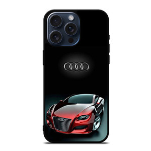 AUDI R8 RED EMBLEM iPhone 15 Pro Max Case iPhone 15 Pro Max Case Cover