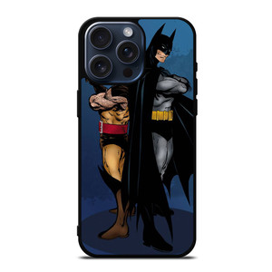 BATMAN AND WOLVERINE ART iPhone 15 Pro Max Case iPhone 15 Pro Max Case Cover
