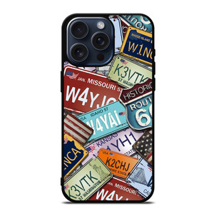 CLASSIC AMERICAN CAR PLATE iPhone 15 Pro Max Case iPhone 15 Pro Max Case Cover CLASSIC AMERICAN CAR PLATE iPhone 15 Pro Max Case iPhone 15 Pro Max Case Cover