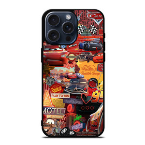 DISNEY CARS MOVIE COLLAGE  iPhone 15 Pro Max Case Cover
