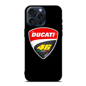 DUCATI VR 46 EMBLEM iPhone 15 Pro Max Case Cover DUCATI VR 46 EMBLEM iPhone 15 Pro Max Case Cover