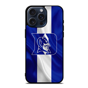 DUKE BLUE DEVILS FLAG iPhone 15 Pro Max Case Cover DUKE BLUE DEVILS FLAG iPhone 15 Pro Max Case Cover