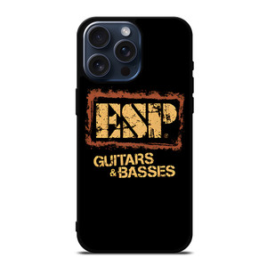 ESP GUITARS AND BASSES LOGO  iPhone 15 Pro Max Case Cover