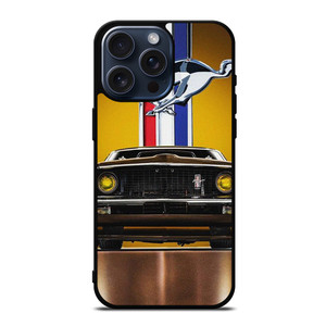 FORD MUSTANG GT GOLD EMBLEM  iPhone 15 Pro Max Case Cover
