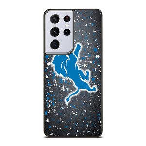DETROIT LIONS FOOTBALL NFL SPLASHED LOGO  Samsung Galaxy S21 Ultra Case Cover