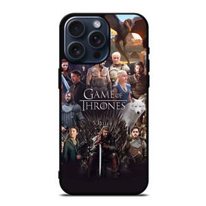 GAME OF THRONES CARTOON CHARACTERS  iPhone 15 Pro Max Case Cover
