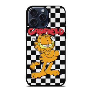 GARFIELD CAT CHECKERBOARD iPhone 15 Pro Max Case Cover GARFIELD CAT CHECKERBOARD iPhone 15 Pro Max Case Cover