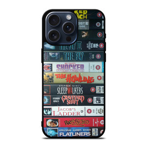 HORROR MOVIES COLLECTION iPhone 15 Pro Max Case Cover HORROR MOVIES COLLECTION iPhone 15 Pro Max Case Cover