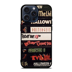 HORROR MOVIES VHS COLLECTION  iPhone 15 Pro Max Case Cover