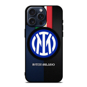 INTER MILANO CARBON LOGO iPhone 15 Pro Max Case Cover