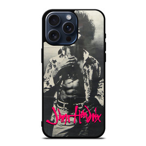 JIMI HENDRIX BLACK WHITE iPhone 15 Pro Max Case Cover JIMI HENDRIX BLACK WHITE iPhone 15 Pro Max Case Cover