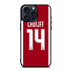 JOHAN CRUIJFF AJAX AMSTERDAM KIT iPhone 15 Pro Max Case Cover