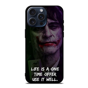 JOKER JOAQUIN PHOENIX QUOTES iPhone 15 Pro Max Case Cover