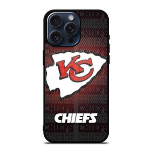 KANSAS CITY CHIEFS METAL iPhone 15 Pro Max Case Cover