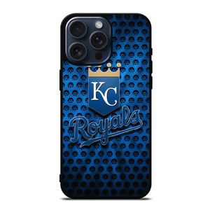 KANSAS CITY ROYALS METAL LOGO iPhone 15 Pro Max Case Cover KANSAS CITY ROYALS METAL LOGO iPhone 15 Pro Max Case Cover
