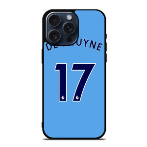 KEVIN DE BRUYNE MANCHESTER CITY HOME KIT iPhone 15 Pro Max Case Cover