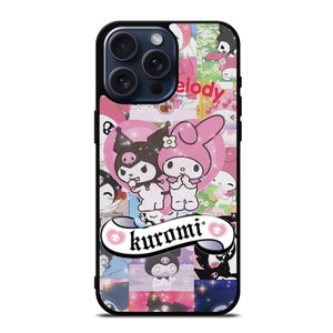 KUROMI MY MELODY CARTOON iPhone 15 Pro Max Case Cover