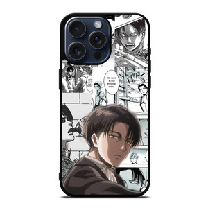 LEVI ACKERMAN ATTACK ON TITANS MANGA iPhone 15 Pro Max Case Cover LEVI ACKERMAN ATTACK ON TITANS MANGA iPhone 15 Pro Max Case Cover