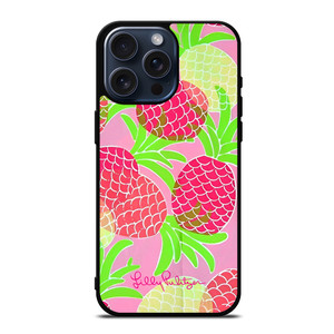 LILLY PULITZER PINK PINEAPPLE iPhone 15 Pro Max Case Cover LILLY PULITZER PINK PINEAPPLE iPhone 15 Pro Max Case Cover