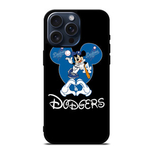 LOS ANGELES DODGERS MICKEY MOUSE ICON iPhone 15 Pro Max Case Cover LOS ANGELES DODGERS MICKEY MOUSE ICON iPhone 15 Pro Max Case Cover